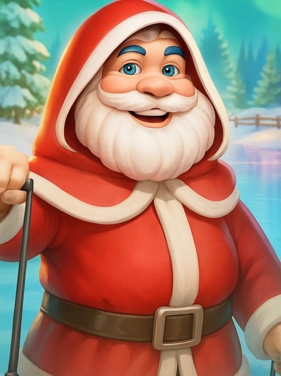 Big Bass Christmas - Frozen Lake